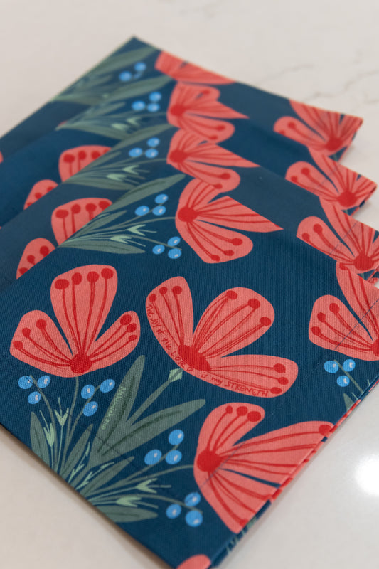 Bible verse napkins; scripture napkins