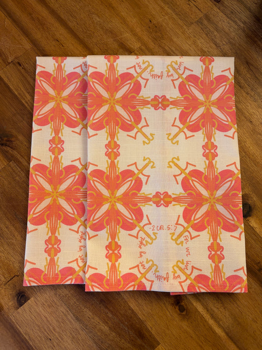 NEW! Willa Tea Towel (2 Corinthians 5:7)