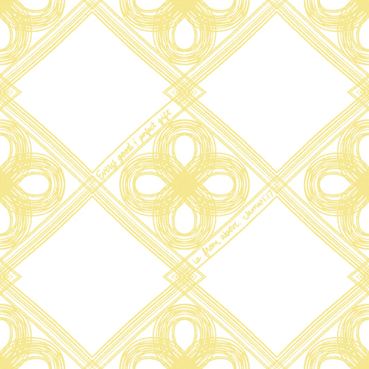 Bible verse baby blanket; scripture baby blanket; Every good and perfect gift is from above. James 1:17