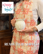 Ready to Ship Willa Apron in Honeysuckle (2 Corinthians 5:7)