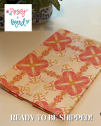 Ready to Ship Willa Tea Towel in Honeysuckle (2 Corinthians 5:7)