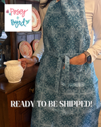 Ready to Ship Betty Apron in Juniper NEW! (Exodus 14:14)
