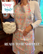 Ready to Ship Florence Apron in Aster - NEW! (John 10:10)