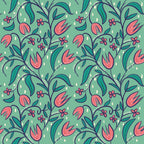 Bible verse fabric; scripture fabric:  Cast all your worries on him because he cares for you. - 1 Peter 5:17