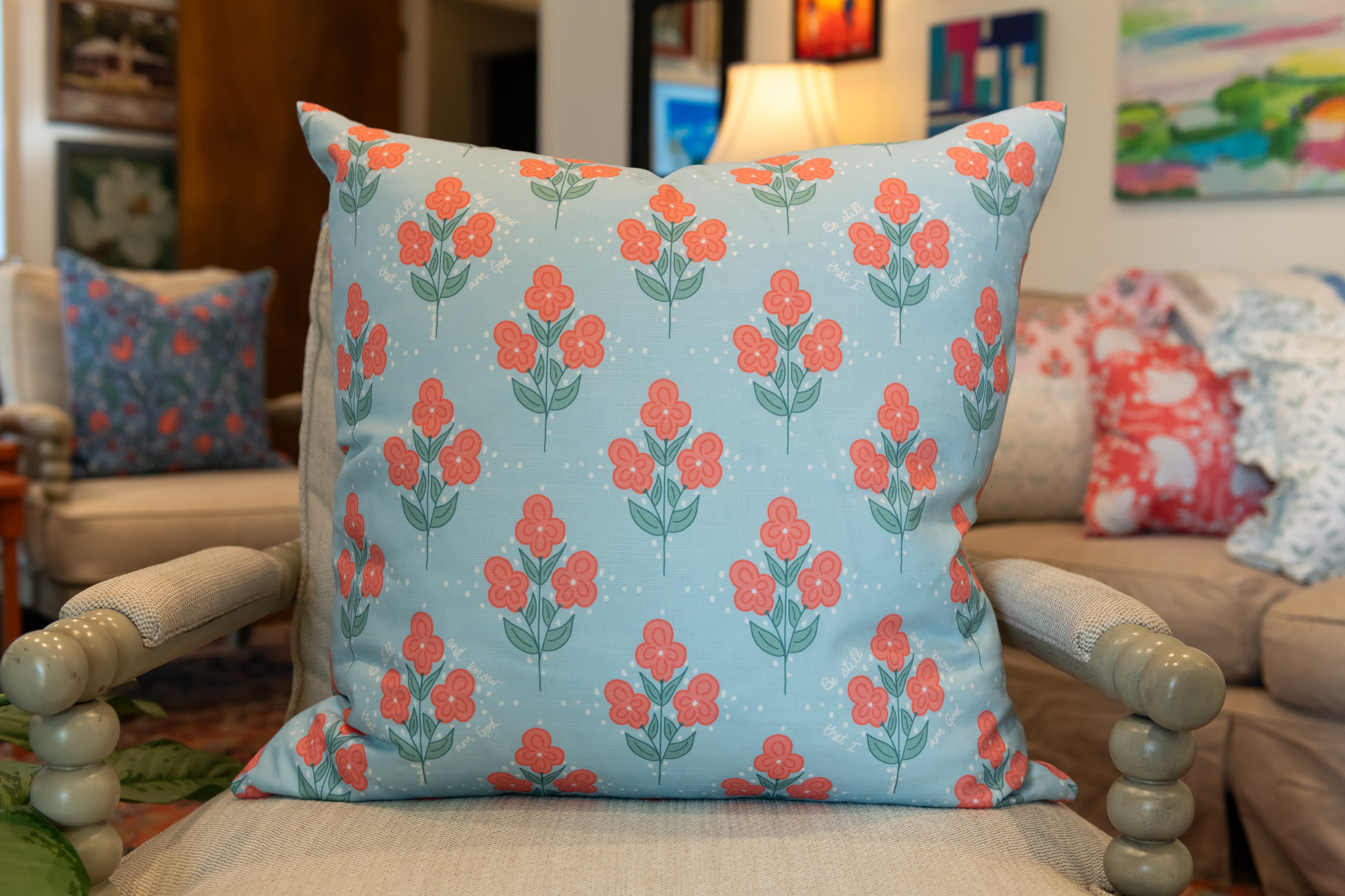 Elouise Pillow - Sky