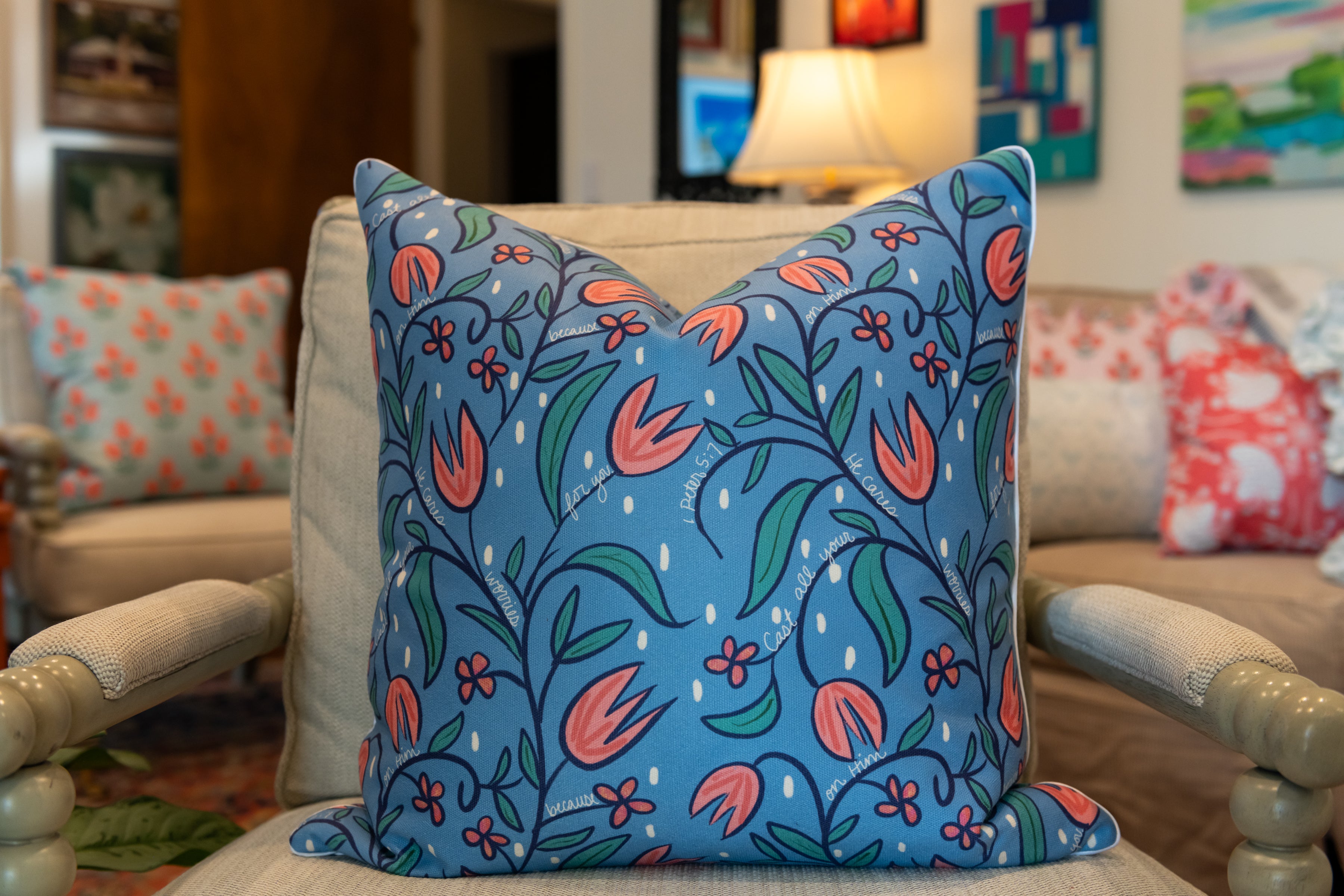 Eleanor Pillow - River