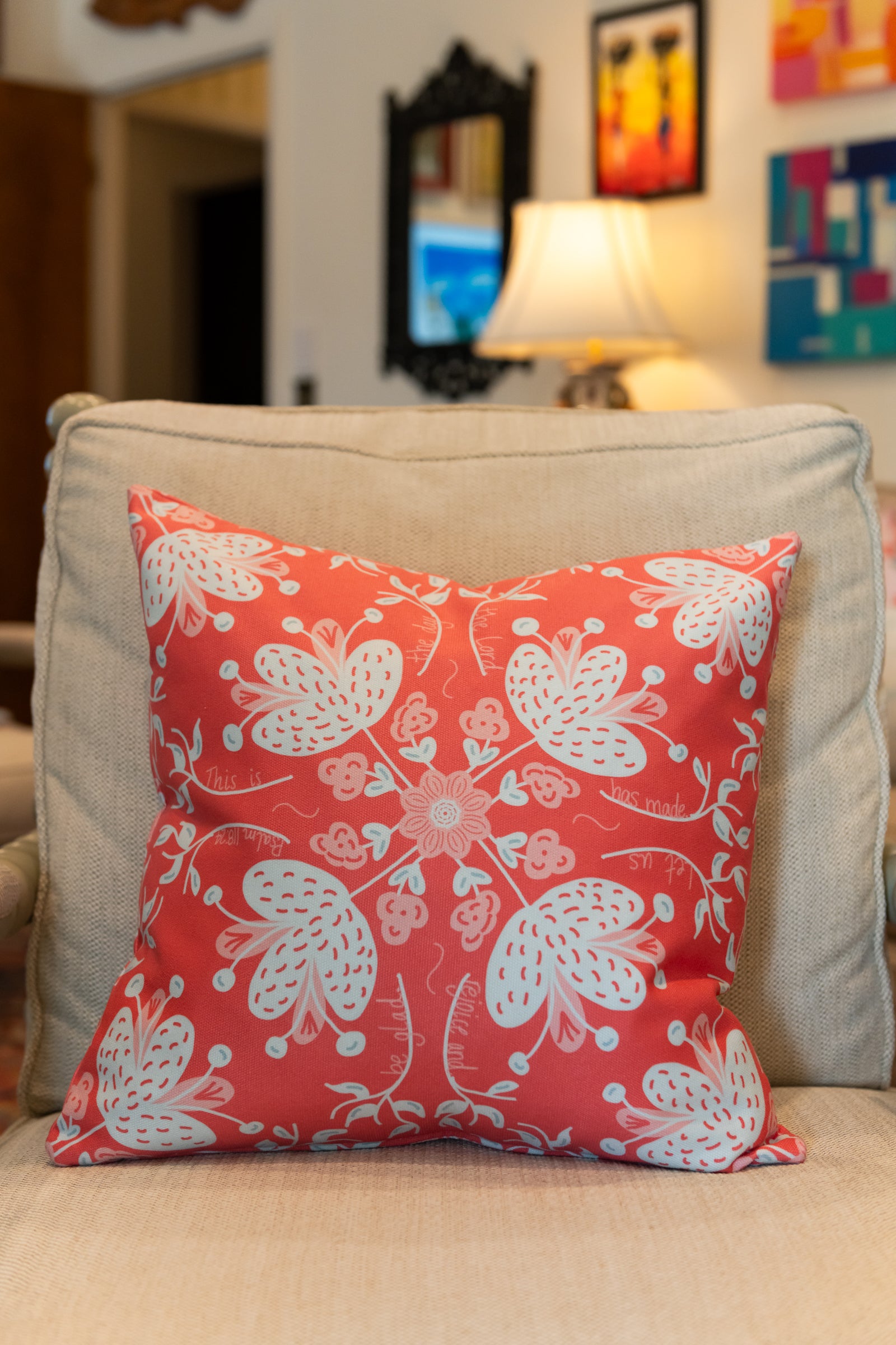 Etta Pillow - Coral