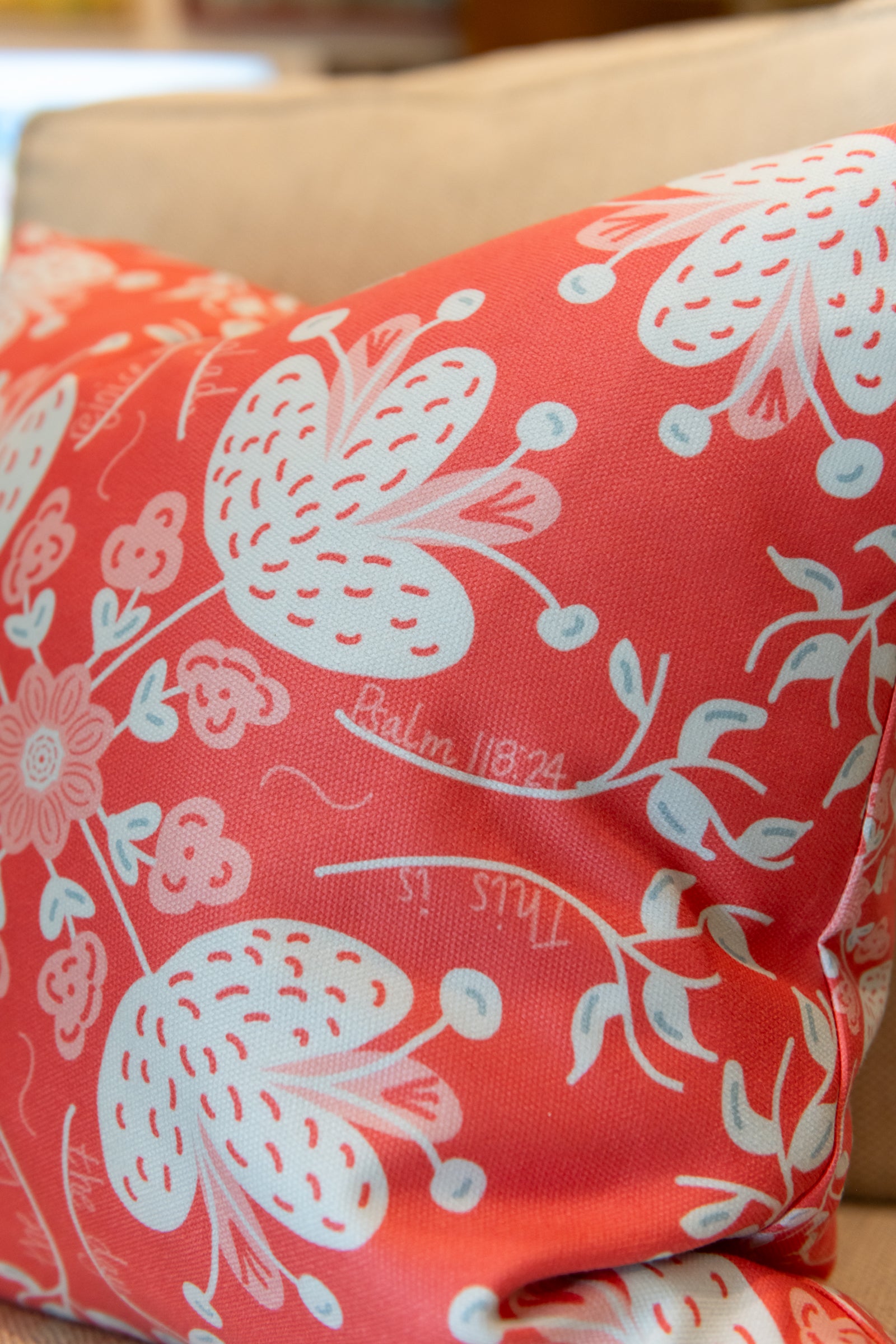 Etta Pillow - Coral