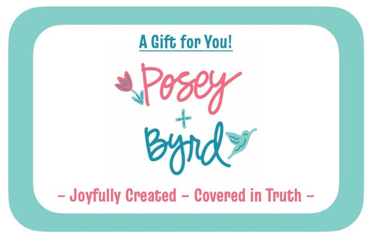 Posey & Byrd gift card