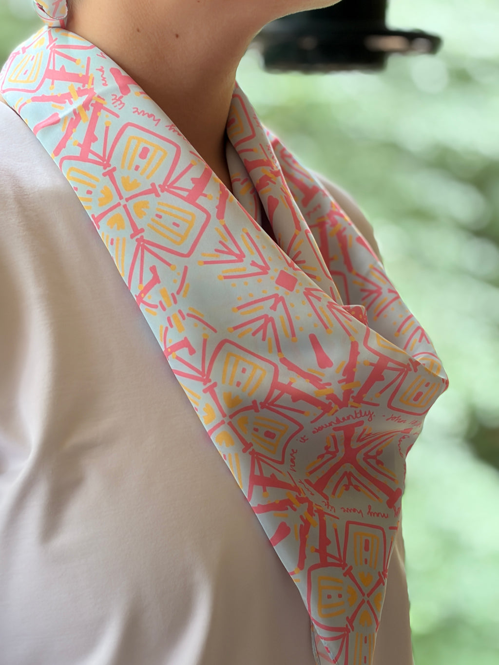 NEW!  Florence Scarf (John 10:10)