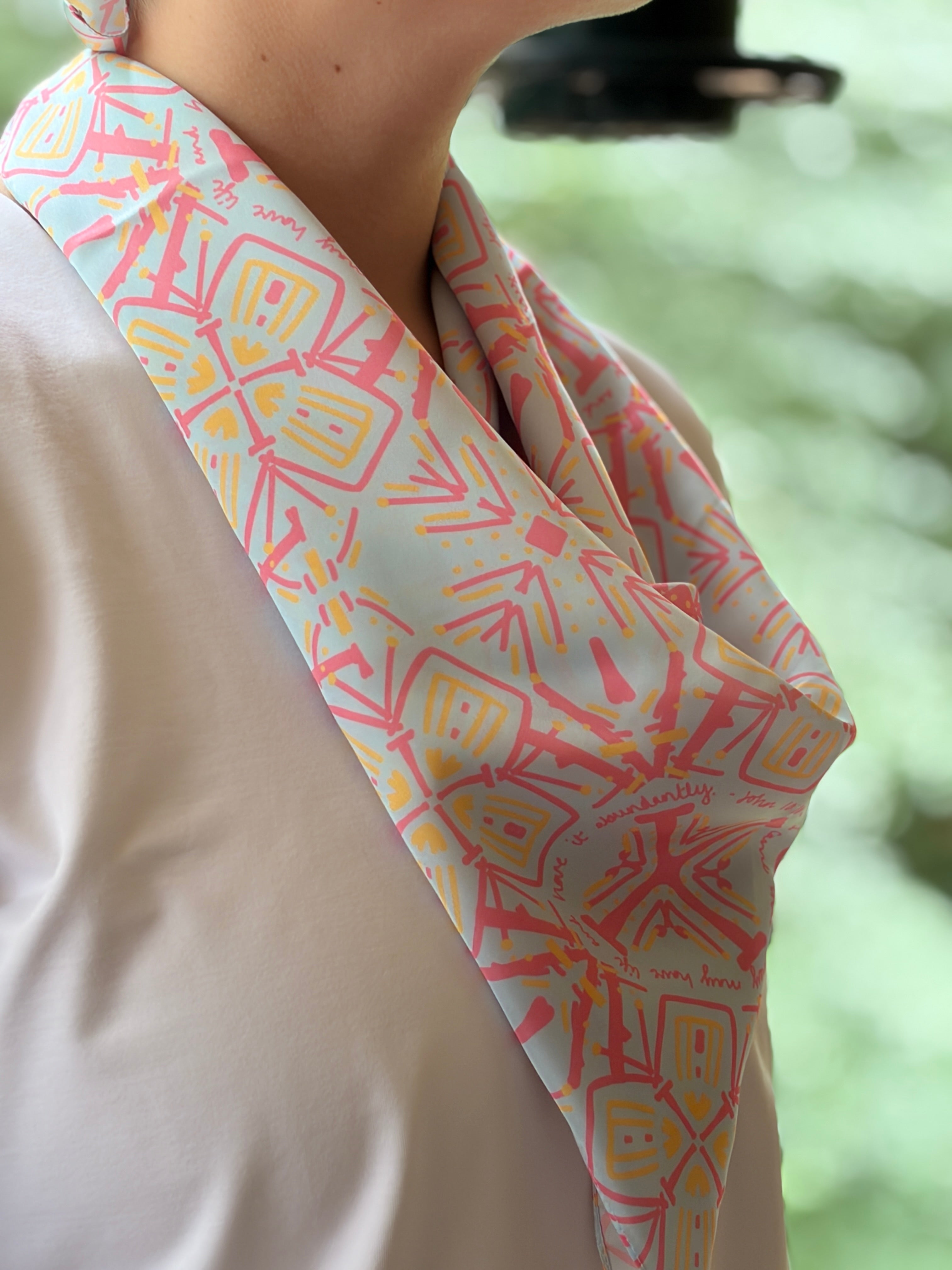 NEW!  Florence Scarf (John 10:10)