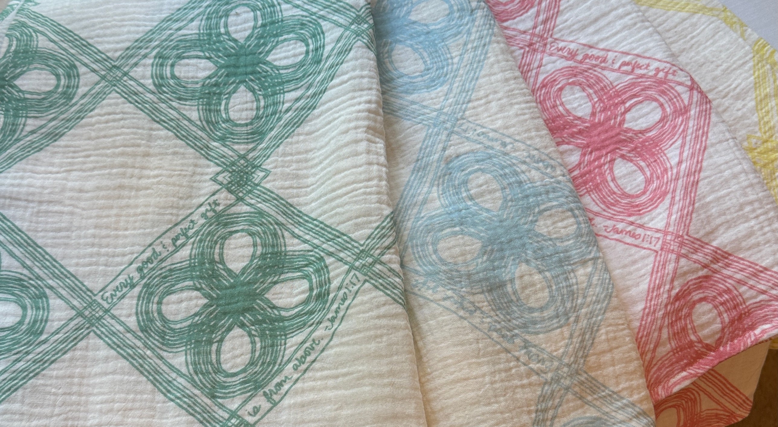 Bible verse baby blanket; scripture baby blanket;  Every good and perfect gift is from above. James 1:17