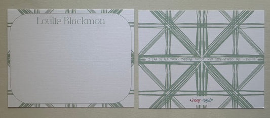 Taylor Notecards  (Philippians 4:13)
