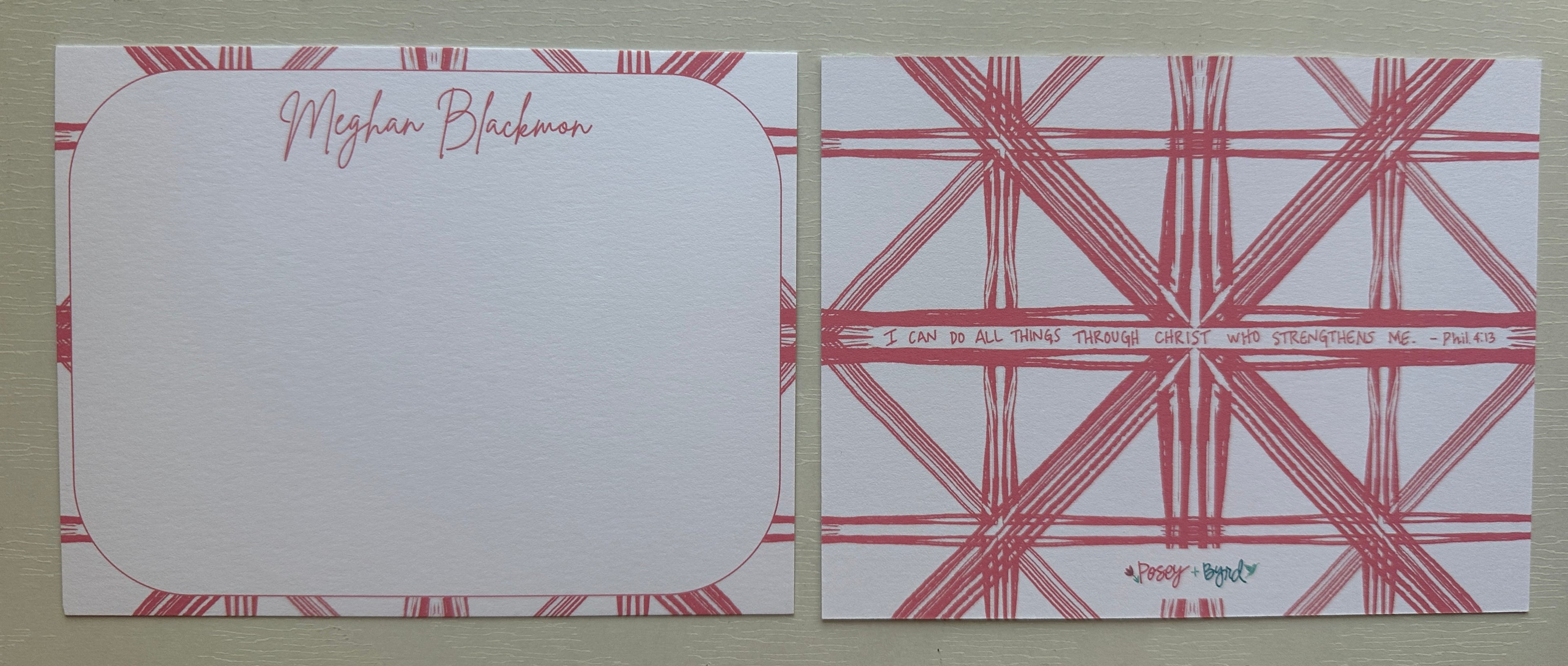 Taylor Notecards  (Philippians 4:13)
