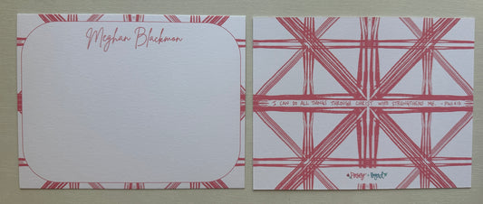 Taylor Notecards  (Philippians 4:13)