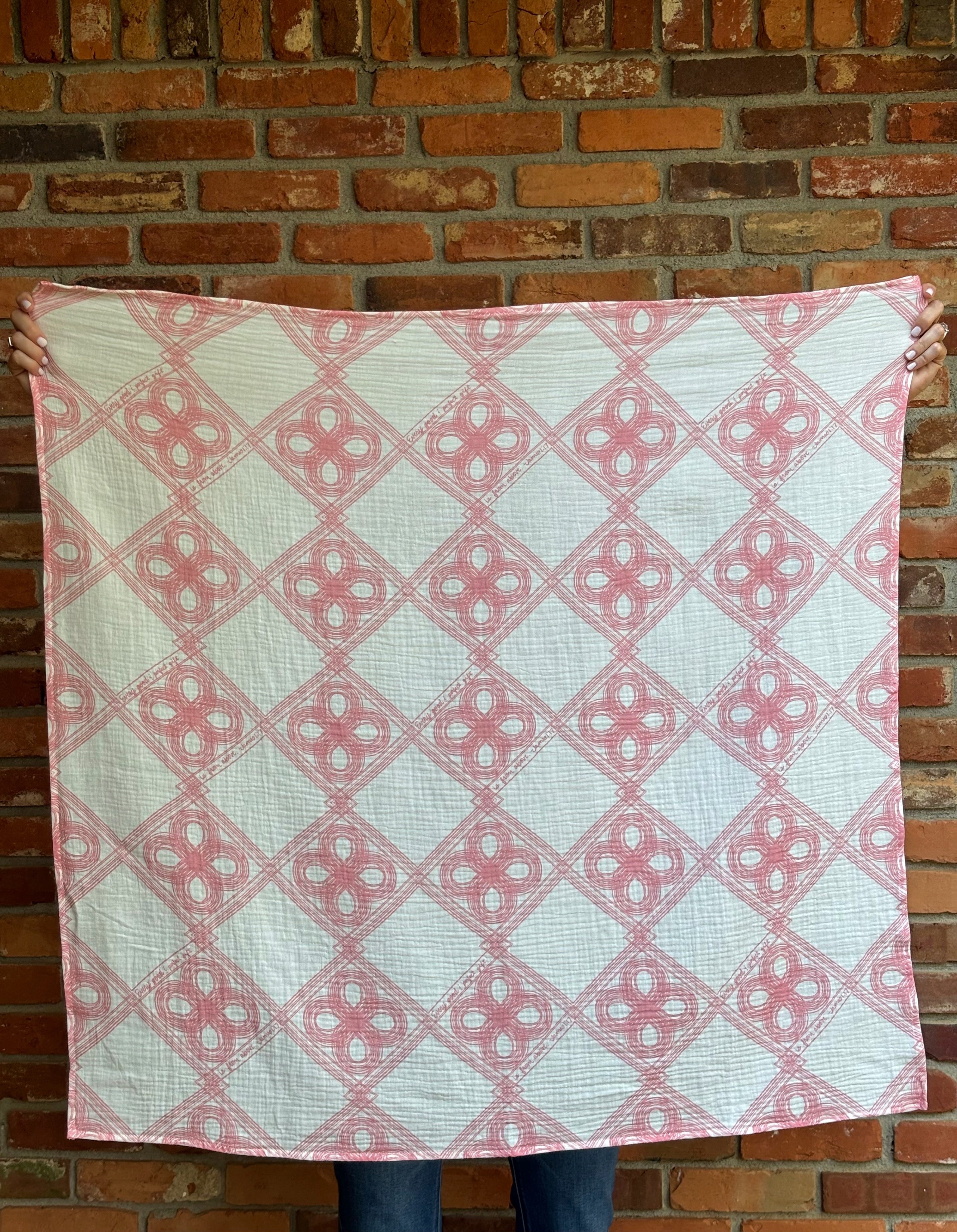 Bible verse baby blanket; scripture baby blanket;  Every good and perfect gift is from above. James 1:17