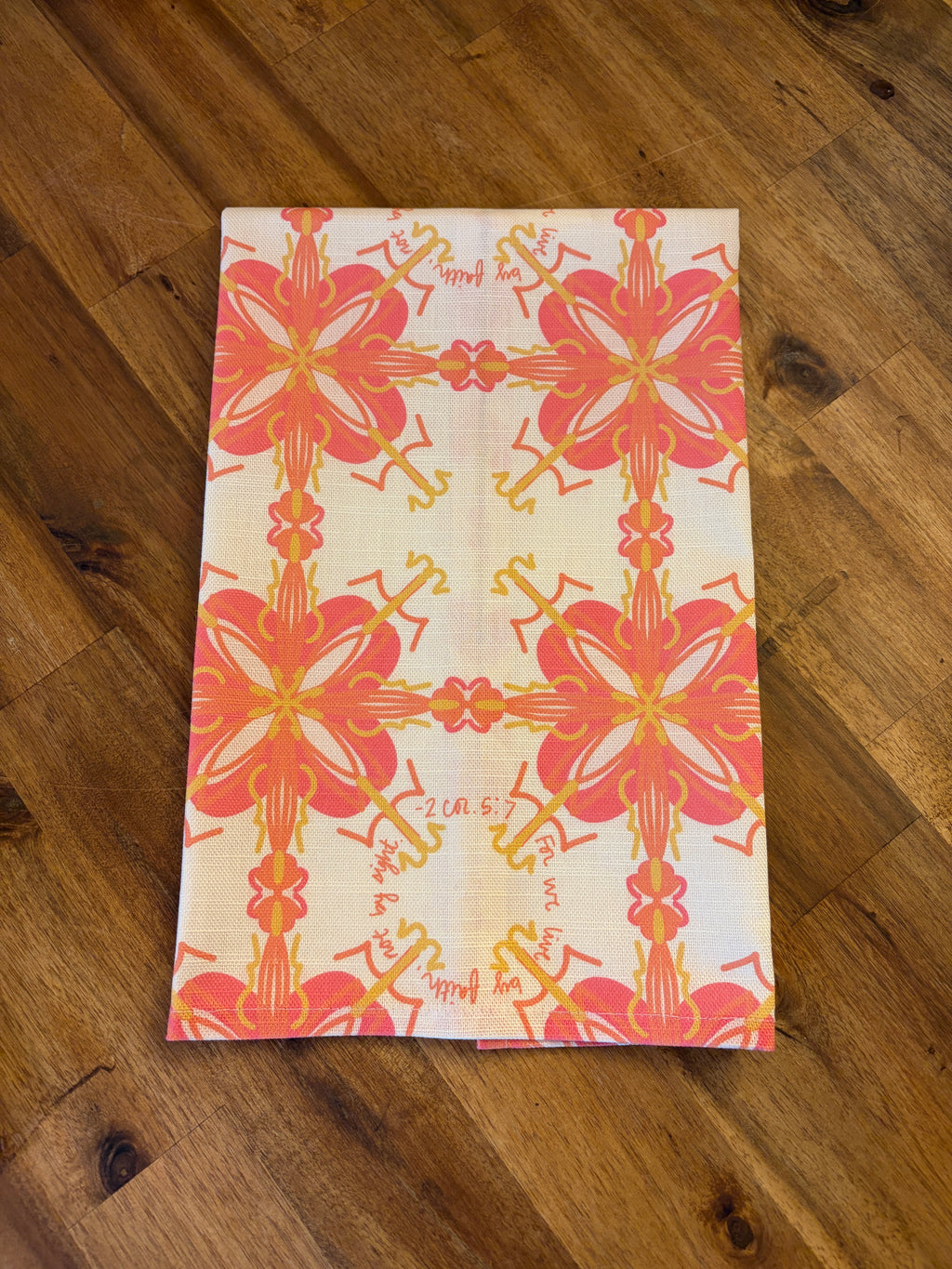 NEW! Willa Tea Towel (2 Corinthians 5:7)