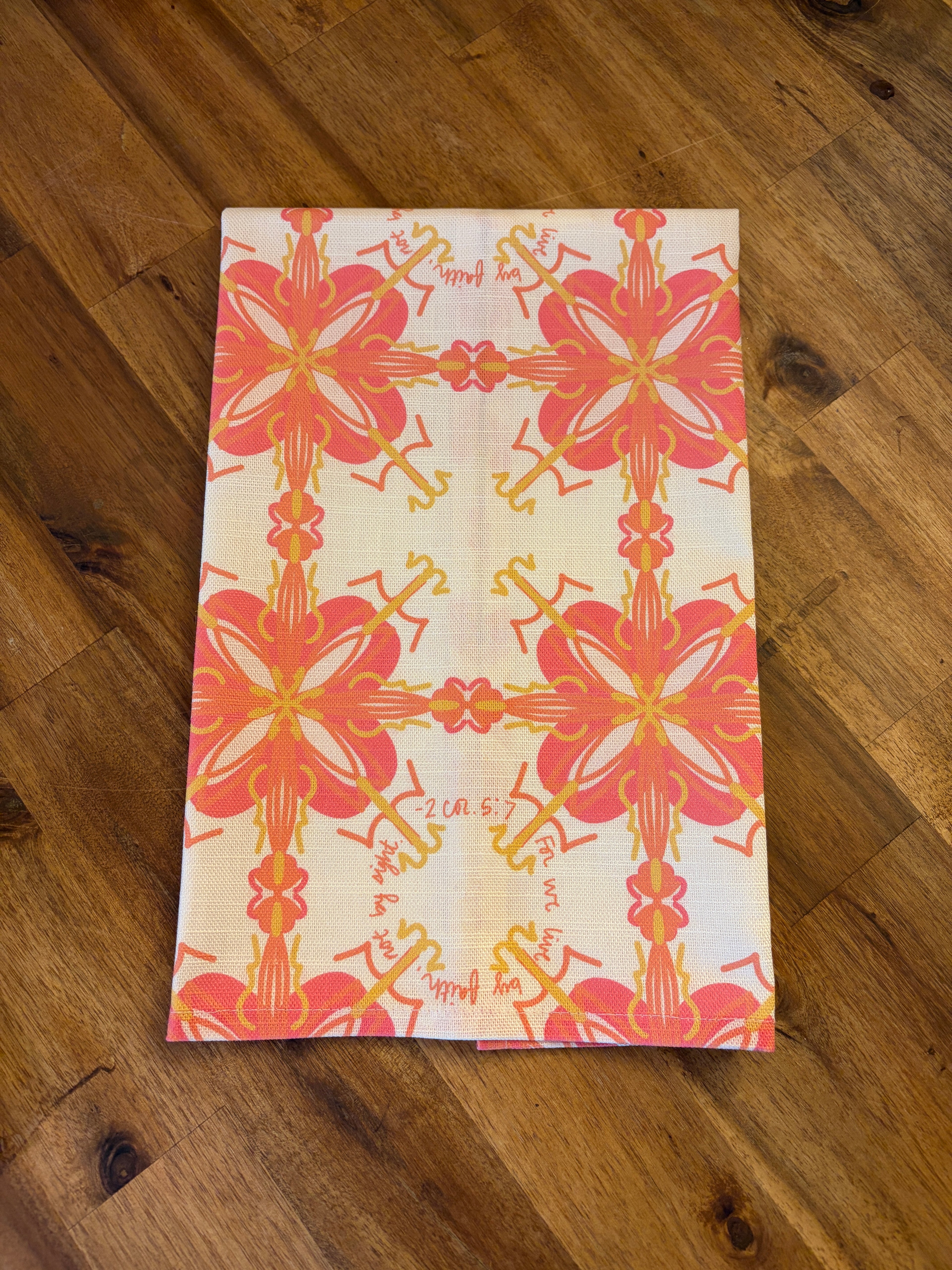NEW! Willa Tea Towel (2 Corinthians 5:7)