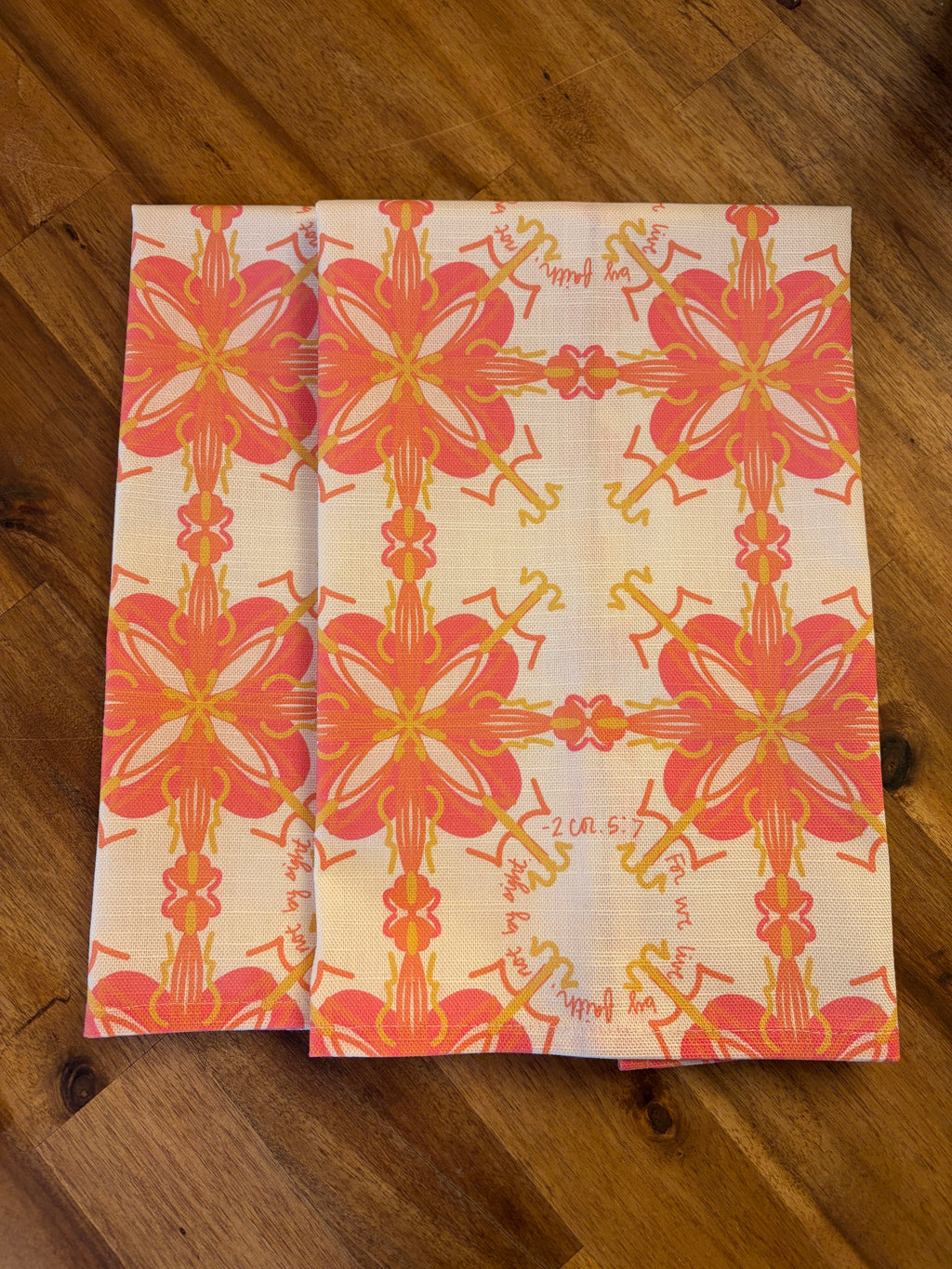 NEW! Willa Tea Towel (2 Corinthians 5:7)