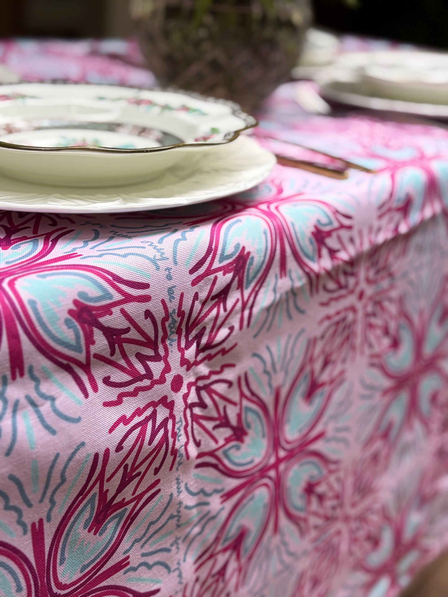 NEW!  Betty Rectangular Tablecloth (Exodus 14:14)