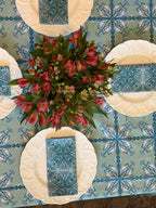 NEW!  Willa Rectangular Tablecloth (2 Corinthians 5:7)